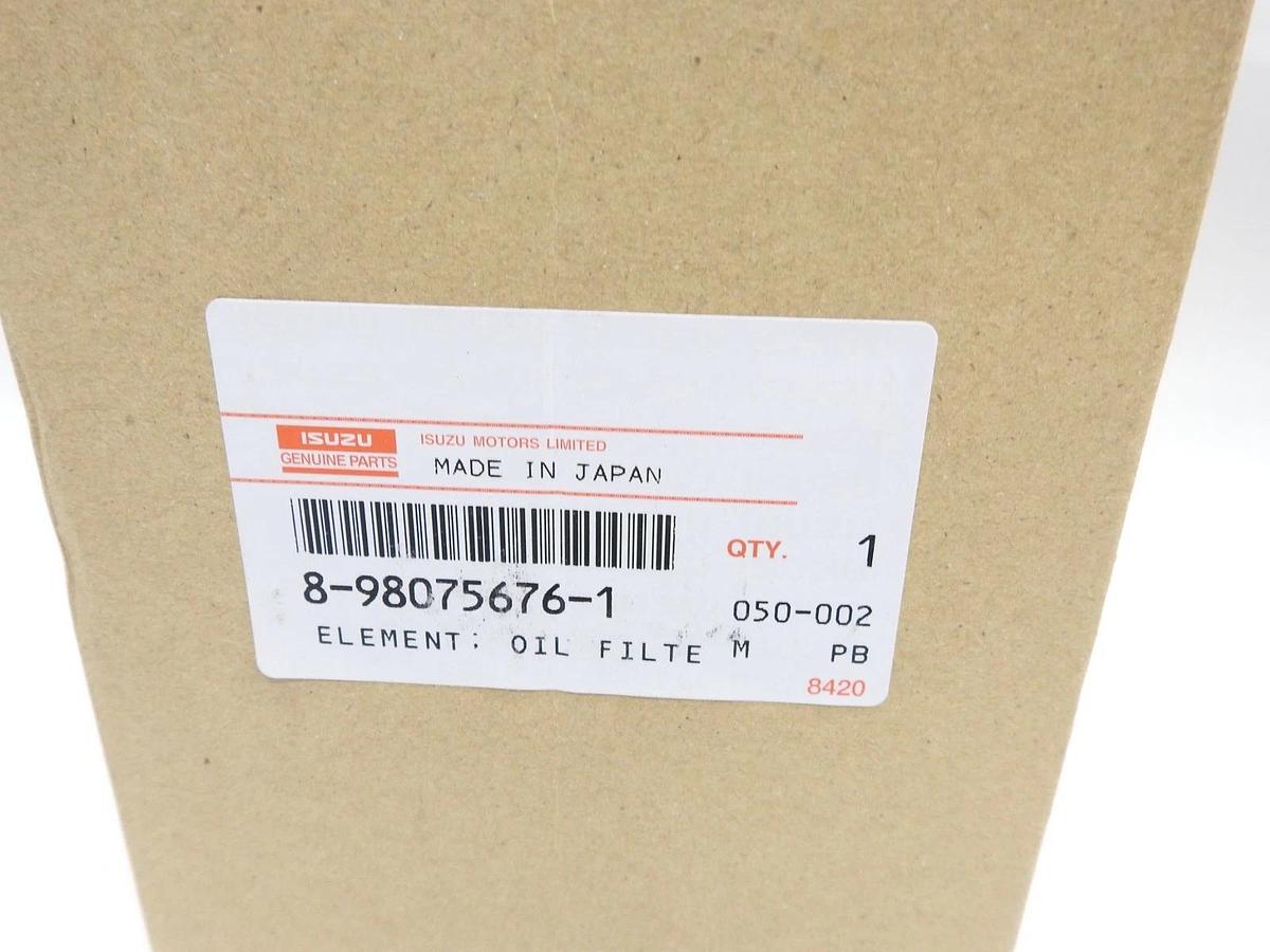 Genuine OEM Isuzu Oil Filter 8-98075676-1 8980756761