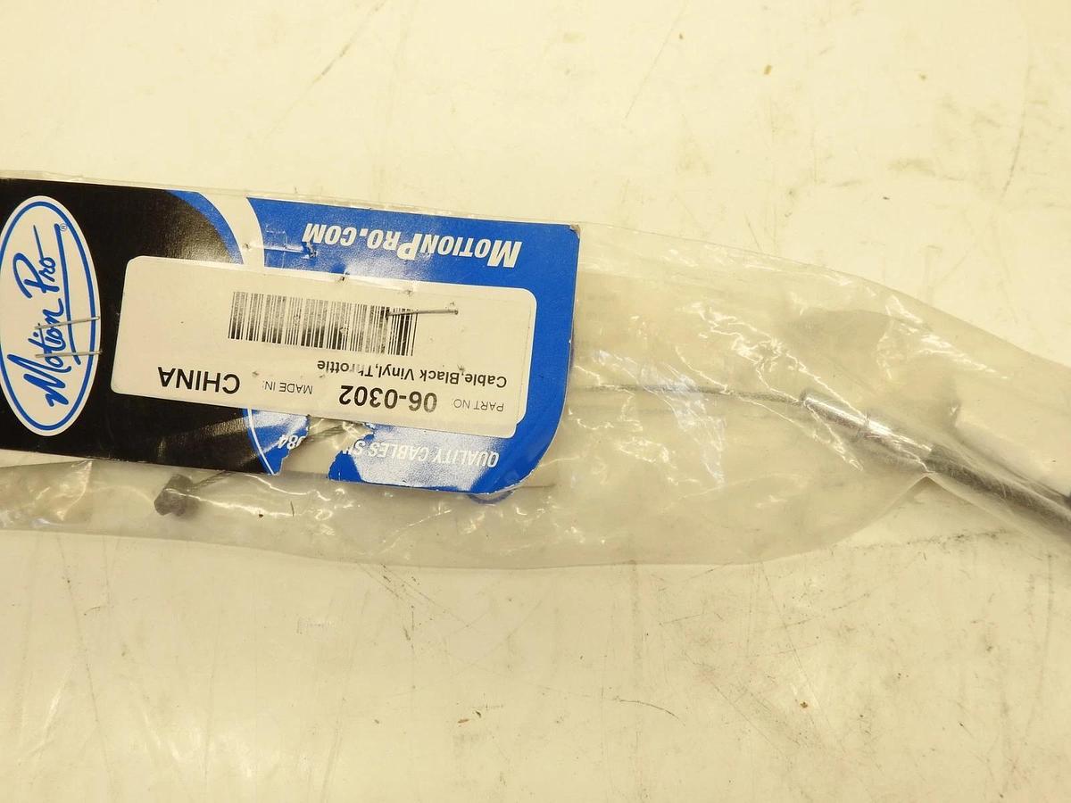 NEW Motion Pro - 06-0302 - Black Vinyl Throttle Cable HARLEY DAVIDSON