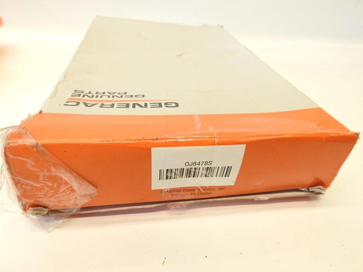 Generac 0J8478S Genuine OEM Rectangular Air Filter 14kW - 20kW 2013 Evolutio