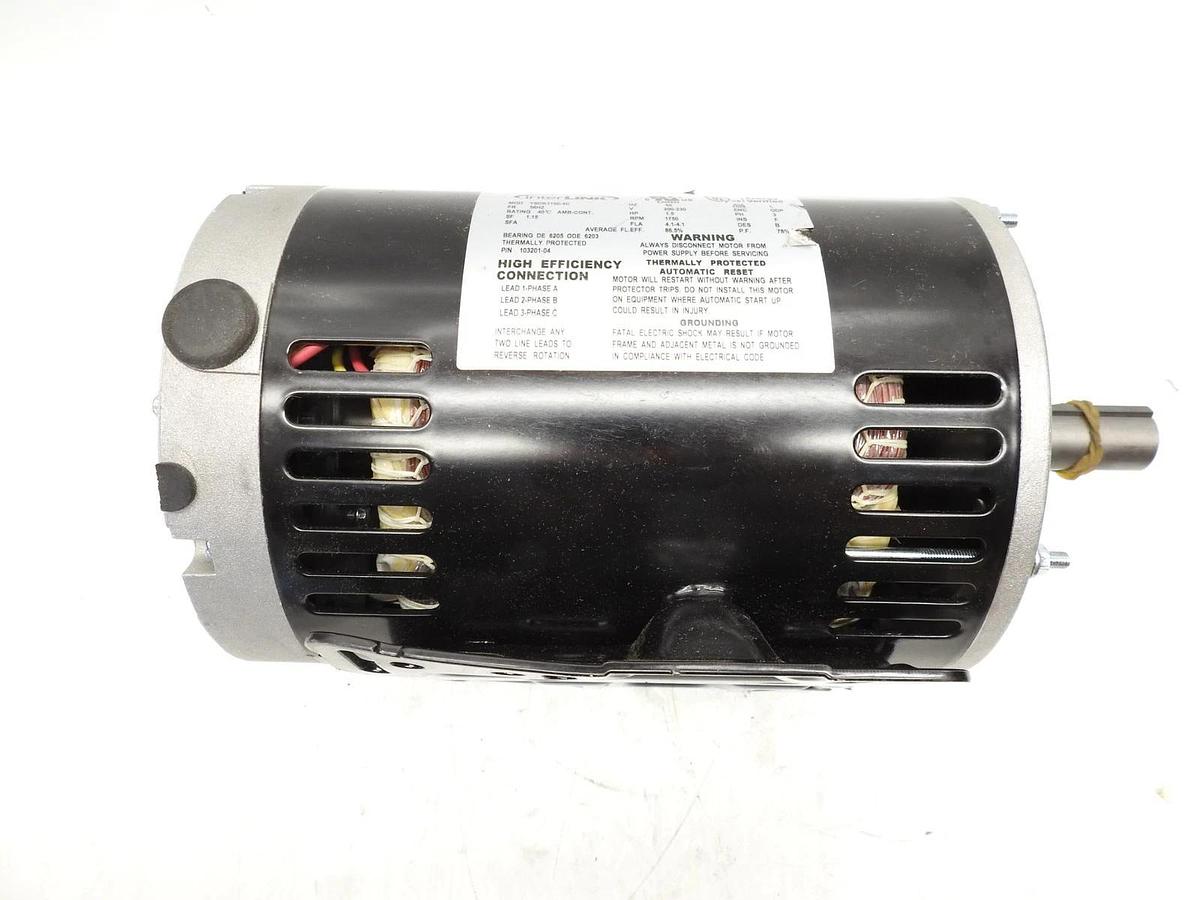 New Oem Interlink YSDK1100-4C Refrigeration Fan Motor 56HZ 1.5HP 1750 RPM 200-23