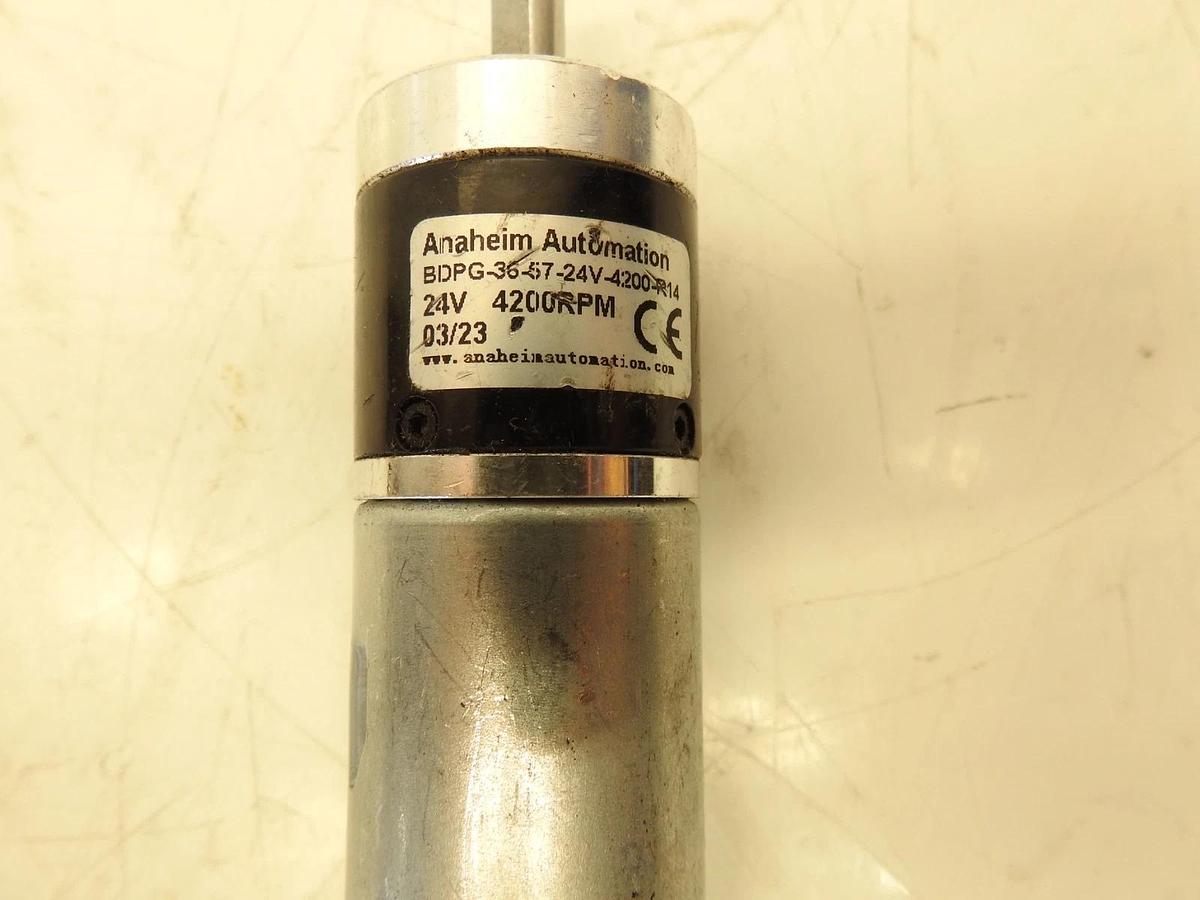 ANAHEIM BALL BEARING PLANETARY GEARBOX REDUCTION MOTOR BDPG-36-57-24V-4200-R14