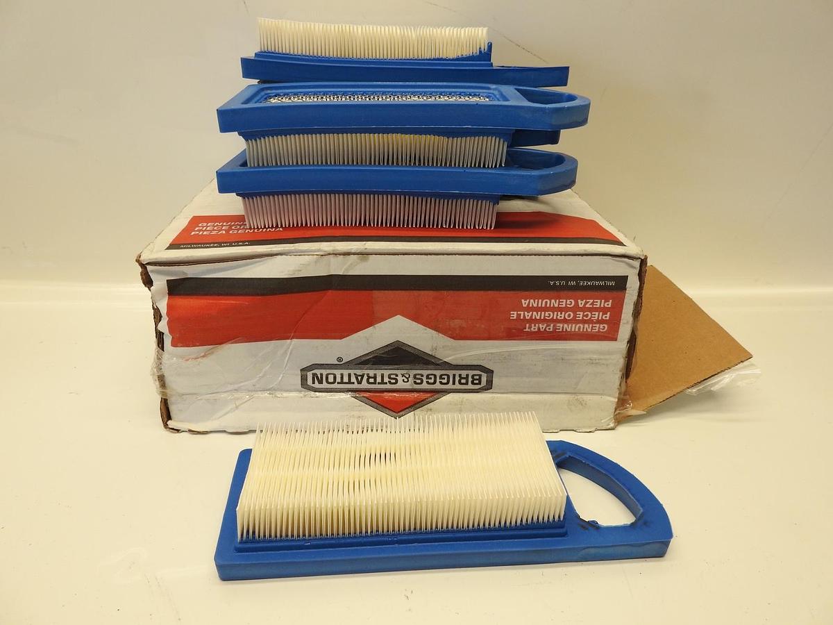 Oem Briggs & Stratton 4211 6-Pack Of 697153 Extended Life Series Air Filter Cart