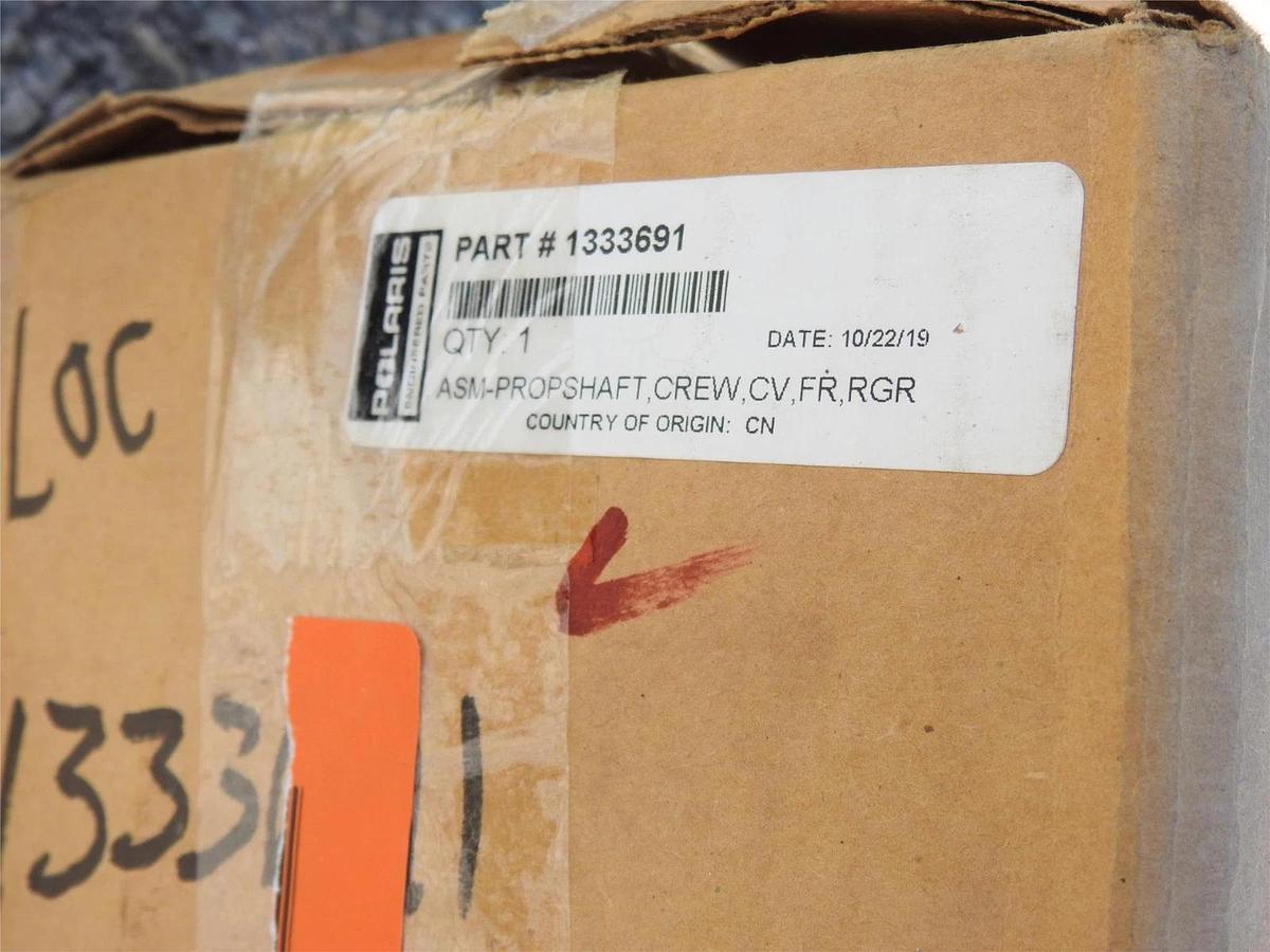 New Oem Polaris 1333691 ASM-PROPSHAFT CREW CV FR RGR