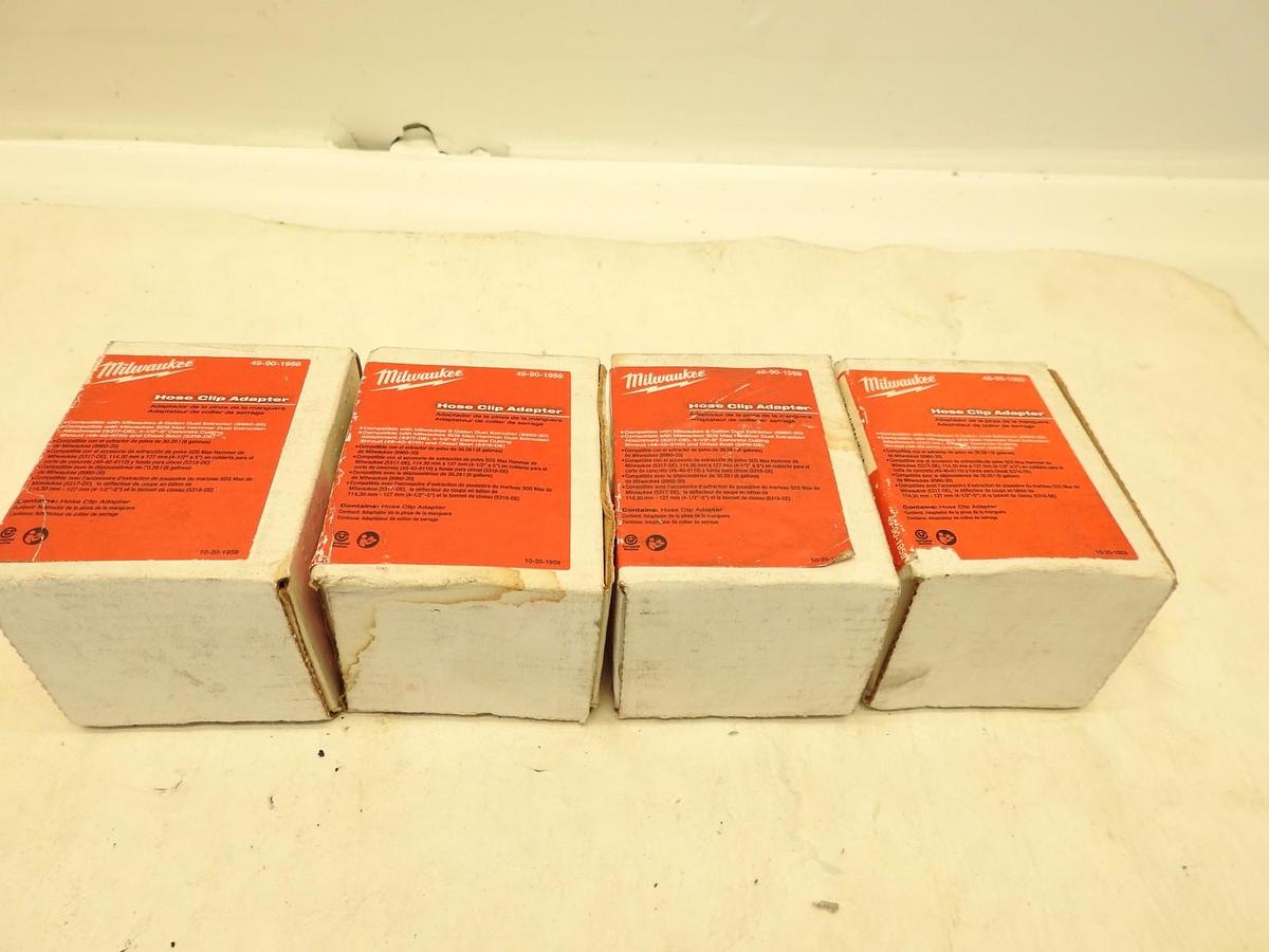 Lot Of 4 Oem Milwaukee 49-90-1959 Hose Clip Adapter
