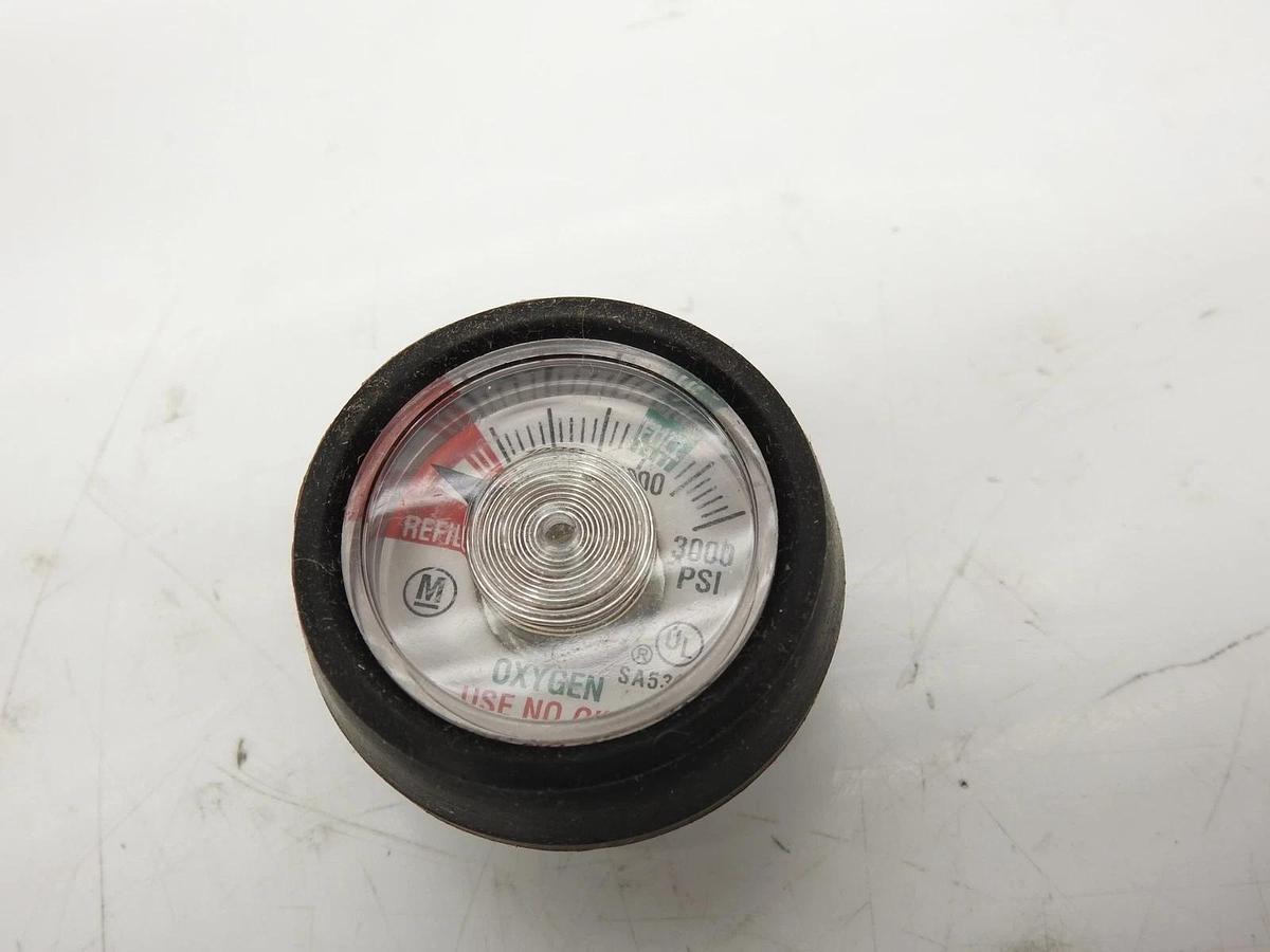New Mija 1-03127 Pressure Gauge 0-195-300 PSI UL 1./8" NPT 1.4"