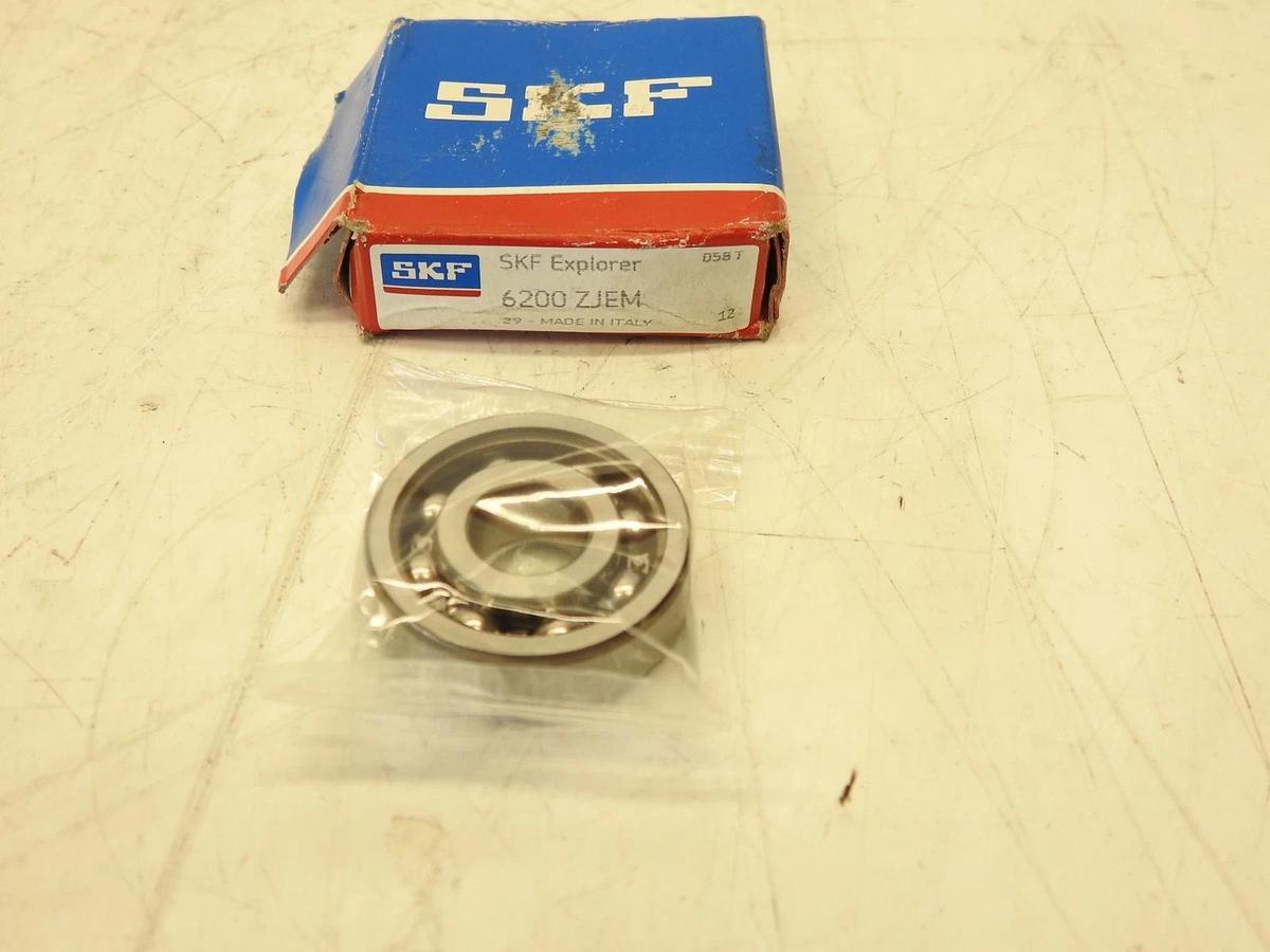 3Pk NEW SKF 6200-ZJEM ONE SIDE OPEN BALL BEARING