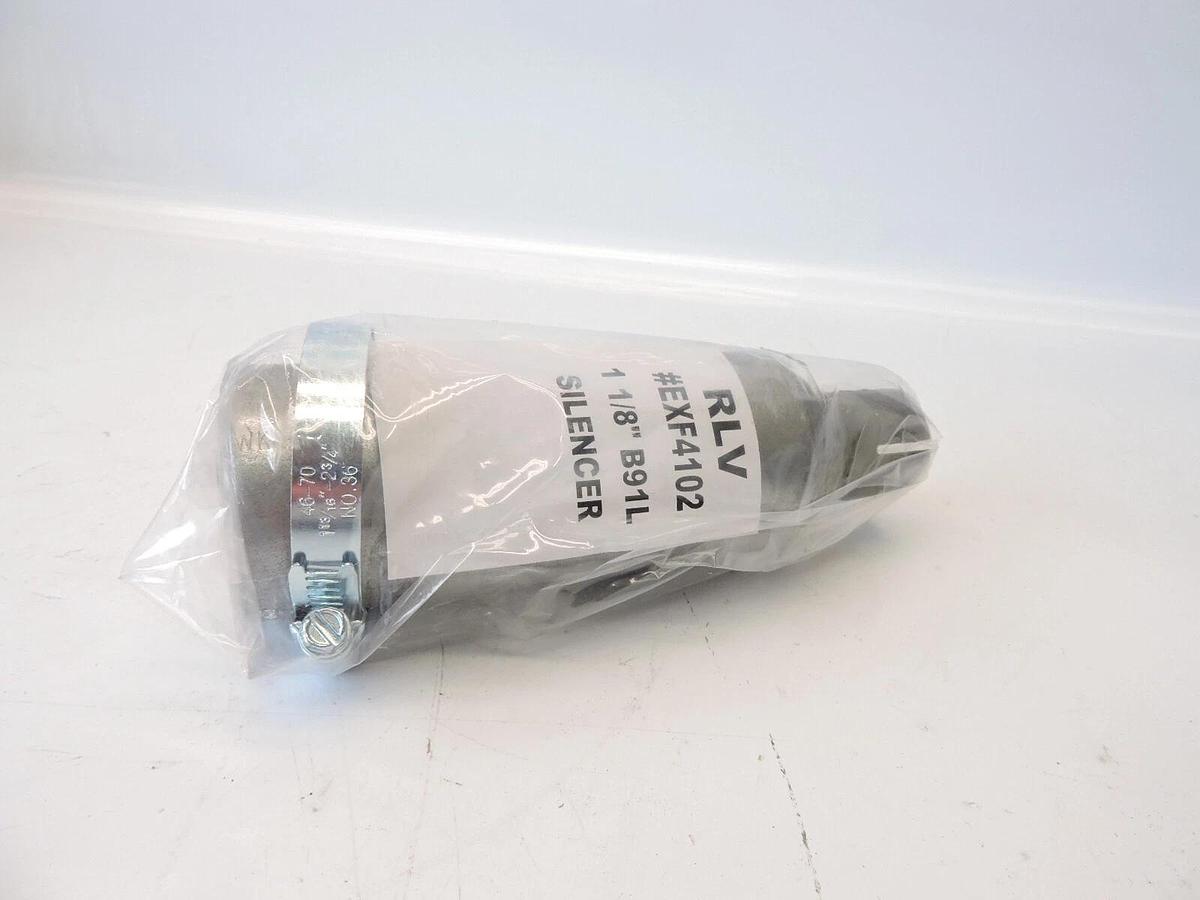 "EXF4102: B91 1 1/8"" Exhaust Silencer | 18-22 in Inlet | 18 in Outlet | 18 - 22 in | 18 in"