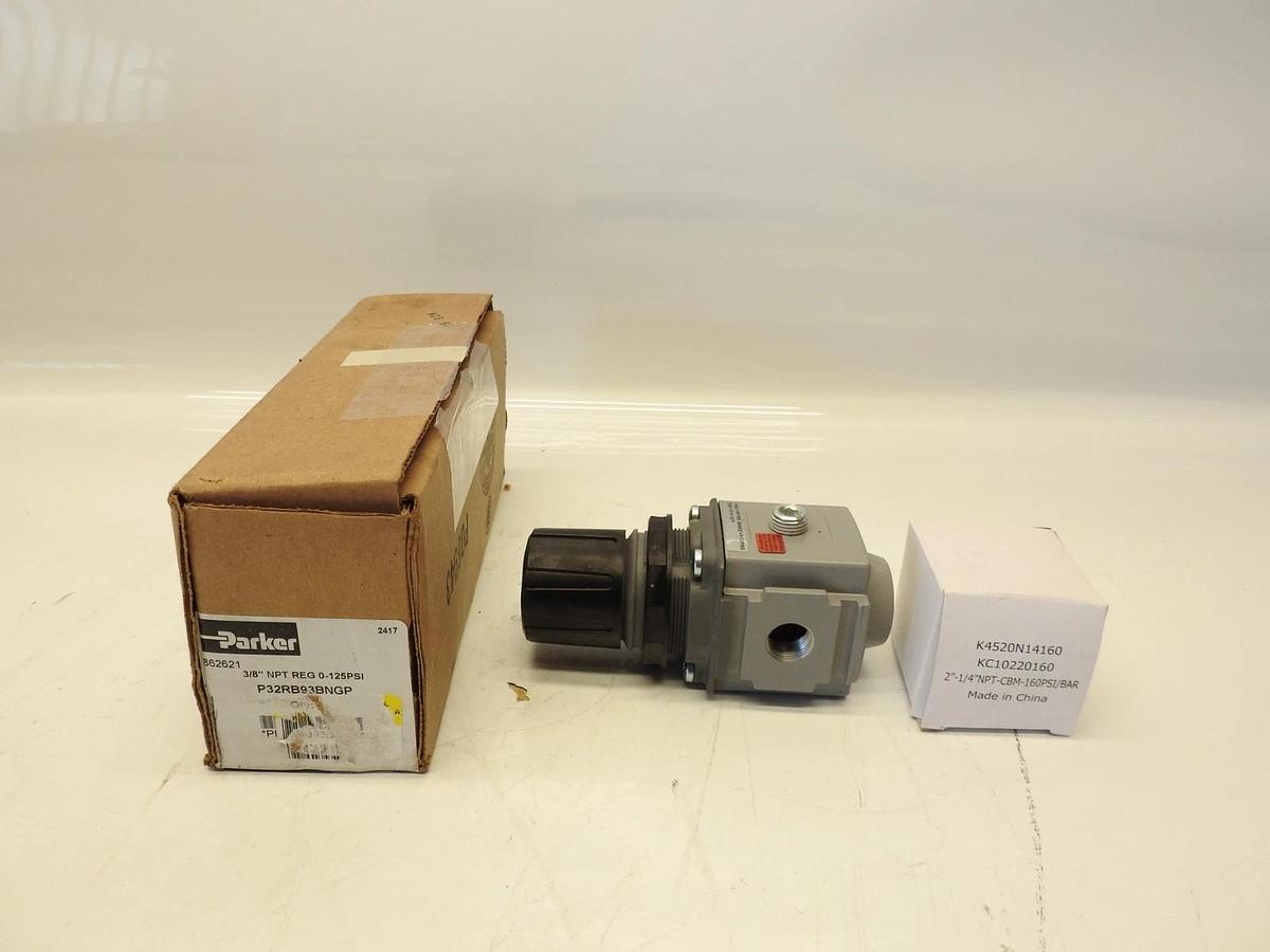 New Oem Parker Regulator 3/8” P32RB93BNGP