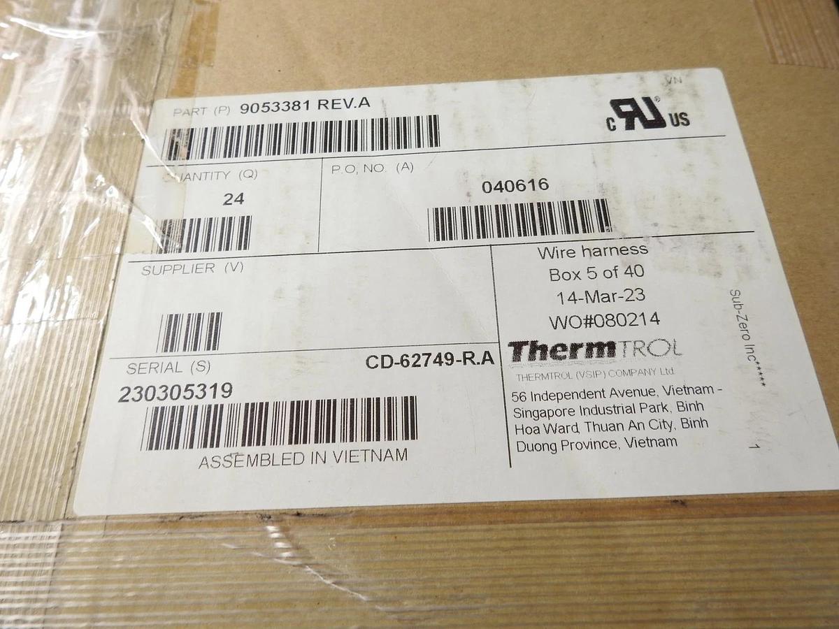New Genuine Thermtrol Wiring Harness 9053381