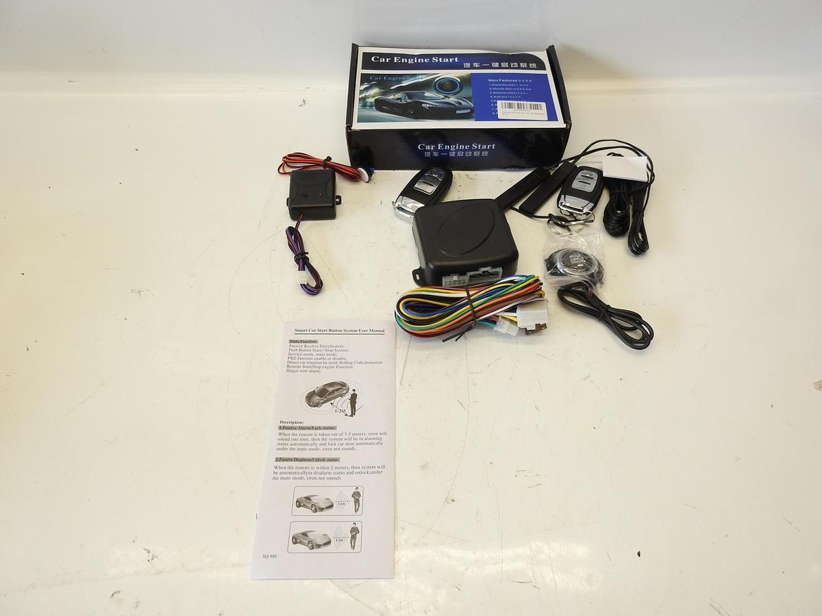 Keyless Entry Engine Start Alarm System Push Button Remote Starter Stop Car SUV