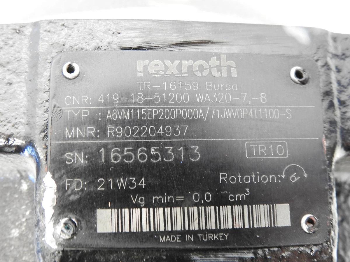 New Oem Bosch Rexroth A6VM Series Axial Piston Motor R902204937