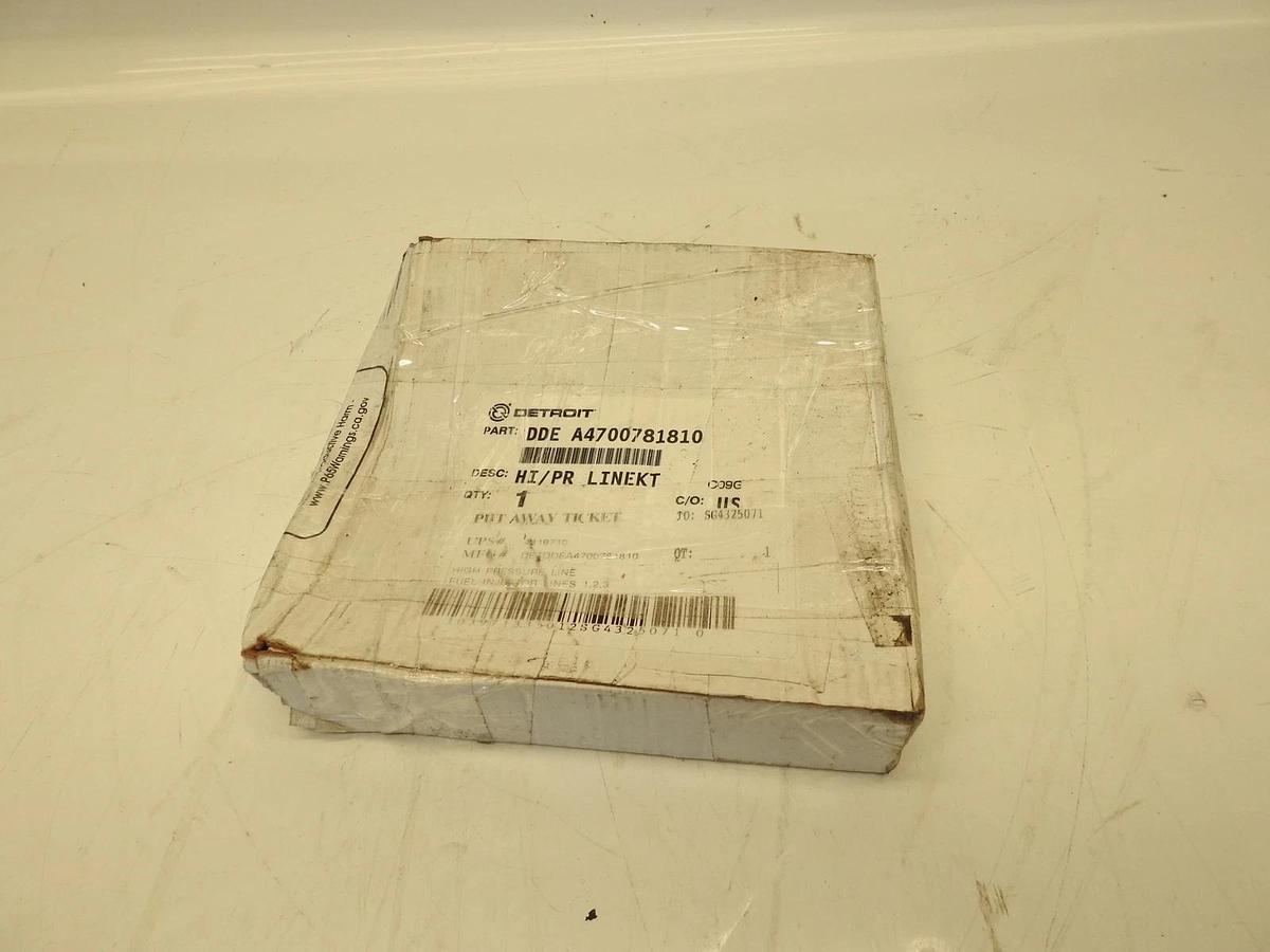 NEW OEM A4700781810 - INJECTOR HIGH PRESSURE FUEL LINE KIT, by DETROIT DIESEL