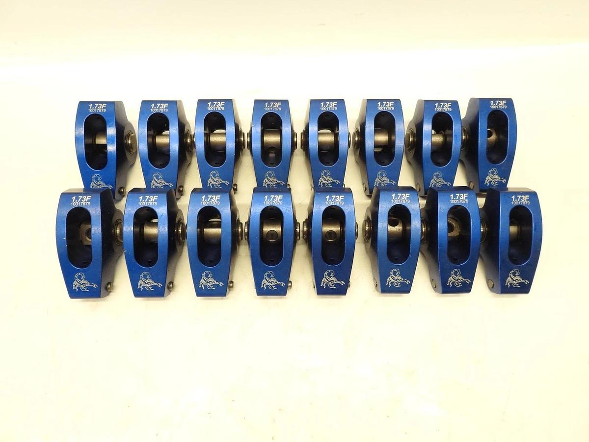 Lot Of 16 Scorpion 1.73F 10017879 Blue Race Series Rocker Arms