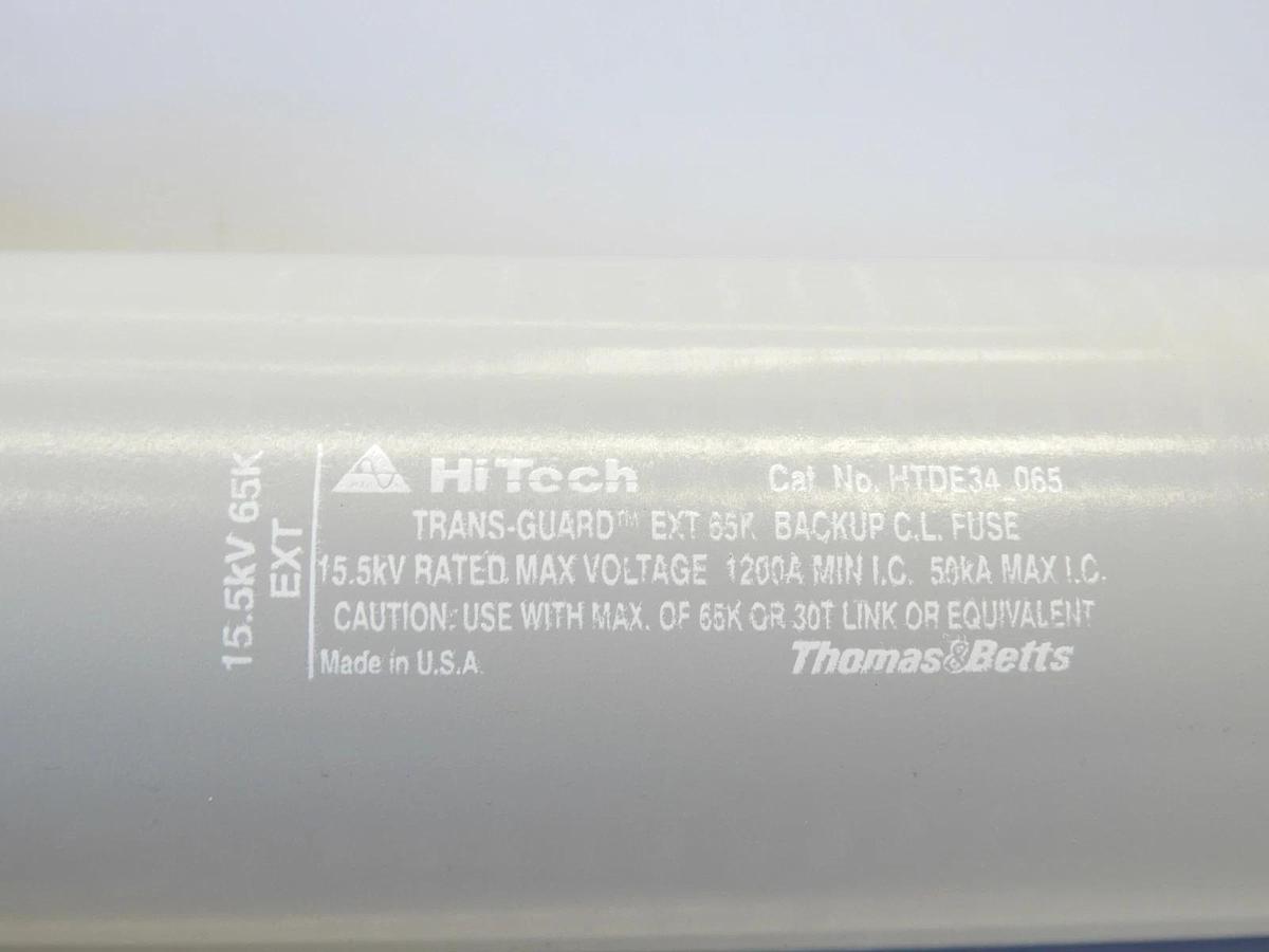 New Thomas&Betts HI-Tech Trans-Guard EXT 65K Backup C.L. Fuse 15.5KV