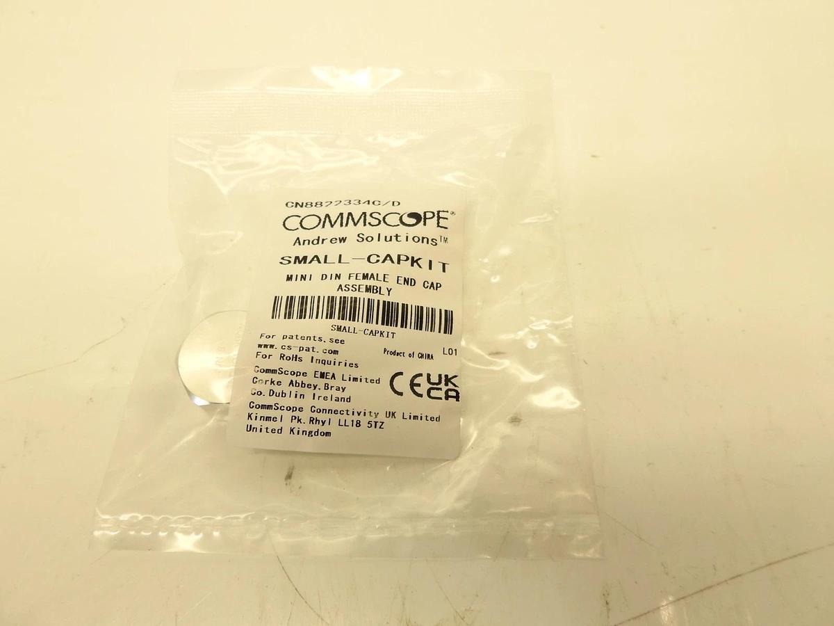 Lot Of 10 CommScope Female End Cap 4.3-10 Series 4.1-9.5 DIN 5-8N/M Small-CAPKIT