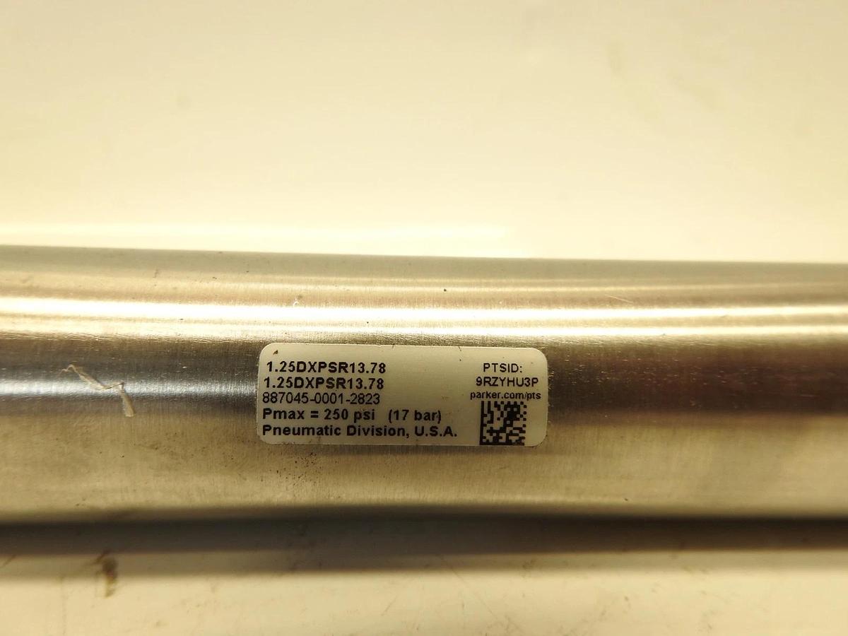 New Oem Parker 1.25DXPSR13.78 Pneumatic Air Cylinder 250 Psi (17 bar)