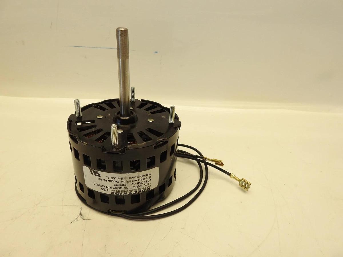New Breezaire 6CV97C Fan Motor 120V 60HZ 1.6A WK, WKL, WKE, WKS, WKSL Fan Motor