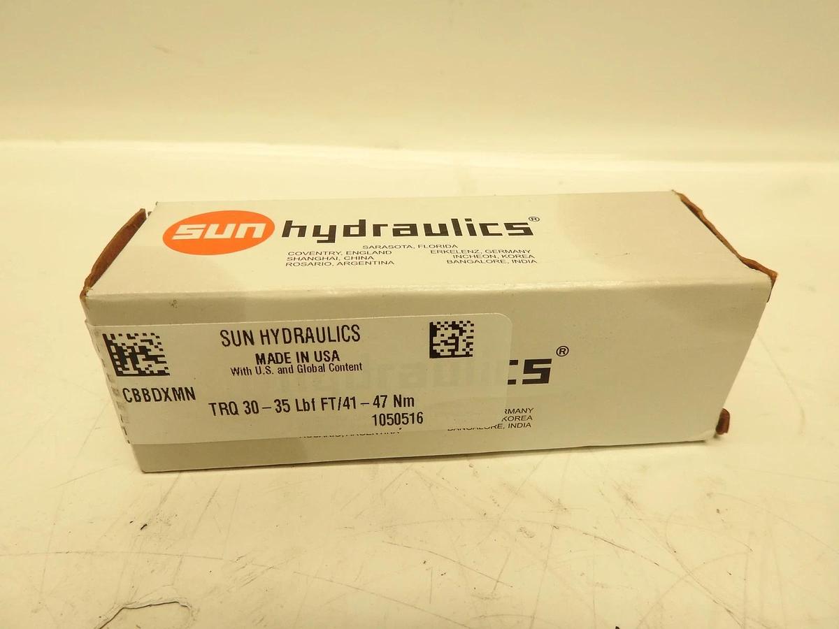 New Oem Sun Hydraulics CBBDXMN CARTRIDGE VALVE