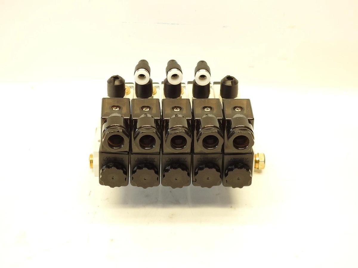 5 Port Pneumatic Solenoid Bank-24V M4V210-08-24VAC