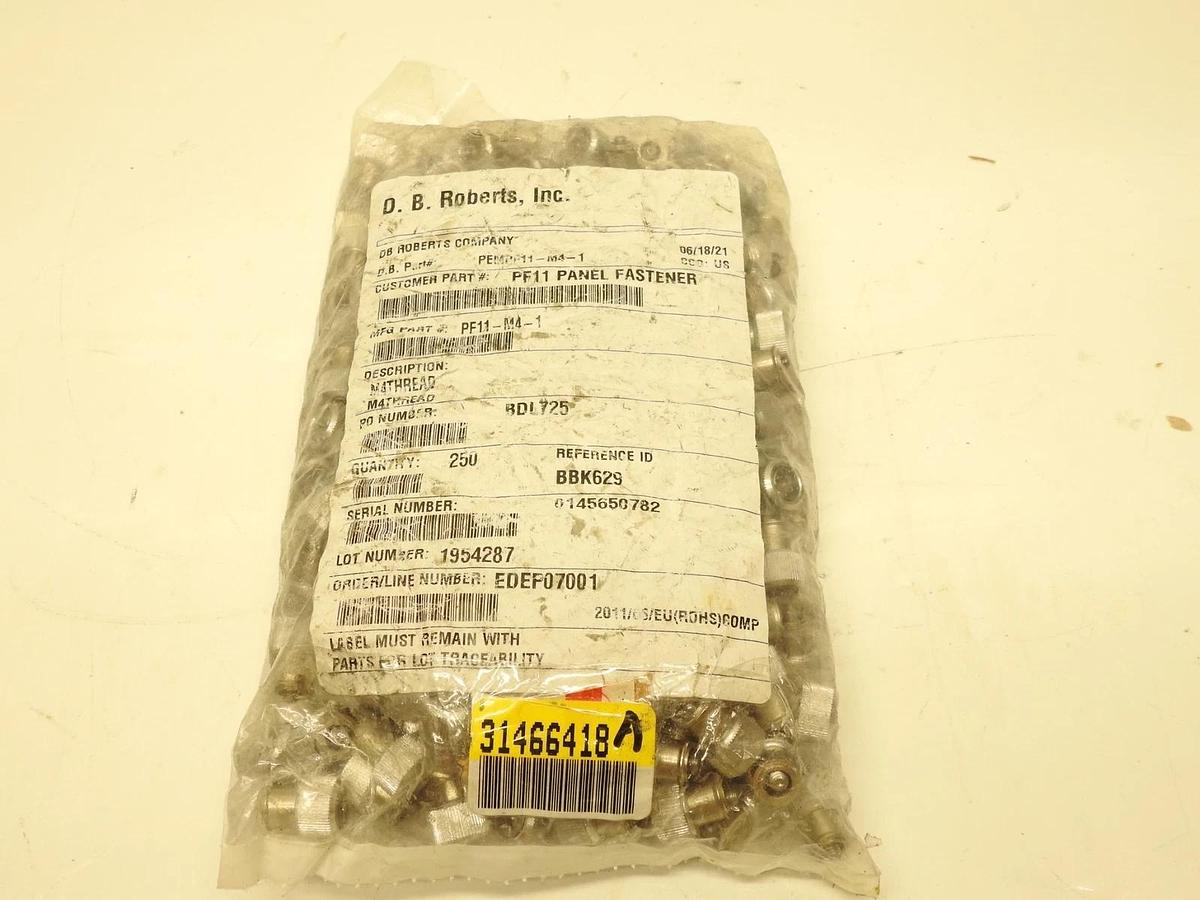 250pk Penn Engineering PF11-M4-1 Captive Screws