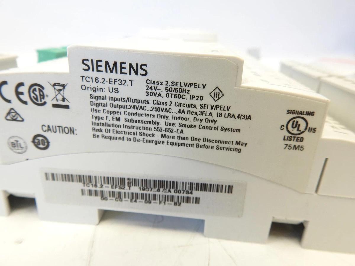 New Oem Siemens TC16.2-EF32-T Talon 16PT BACnet