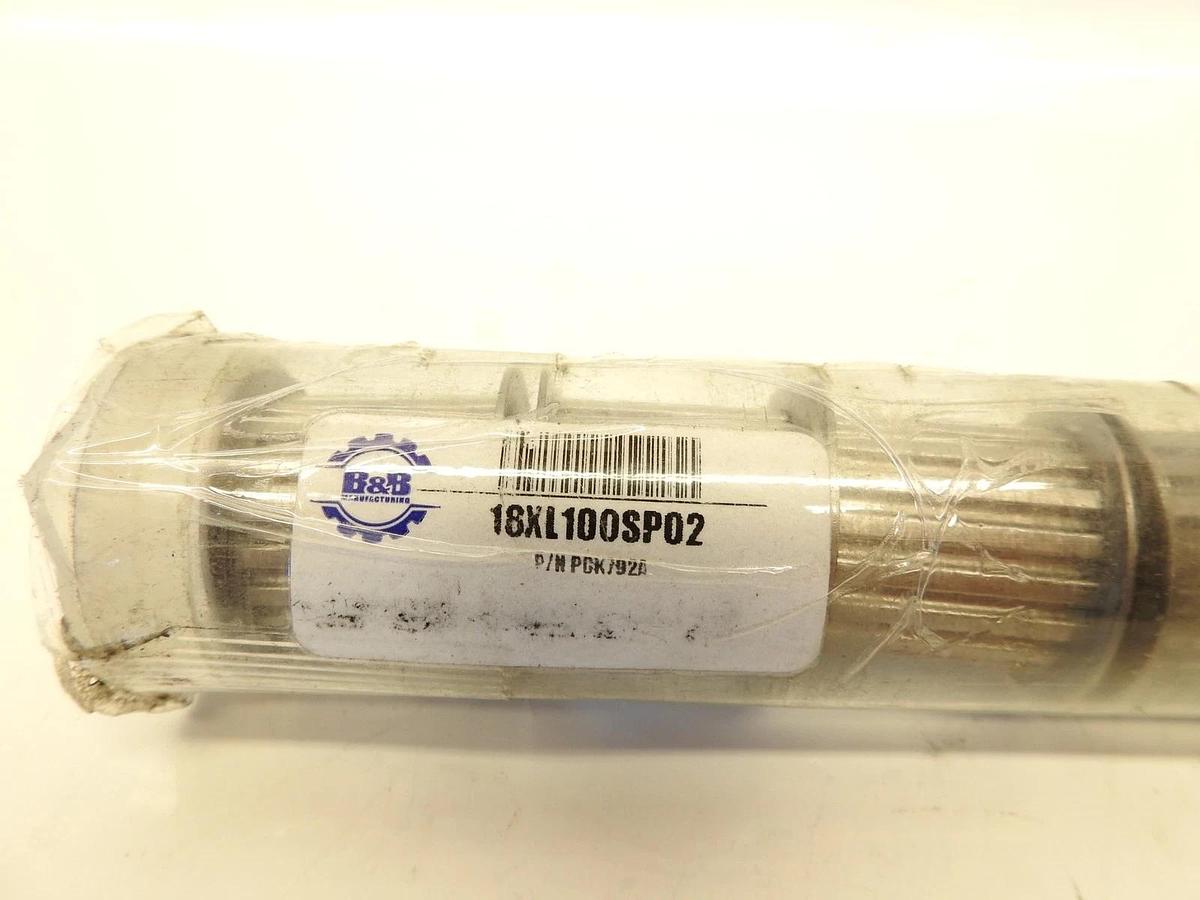 Pack Of 6 B&B Manufacturing 18XL100SP02 Bushing Pulley Aluminum