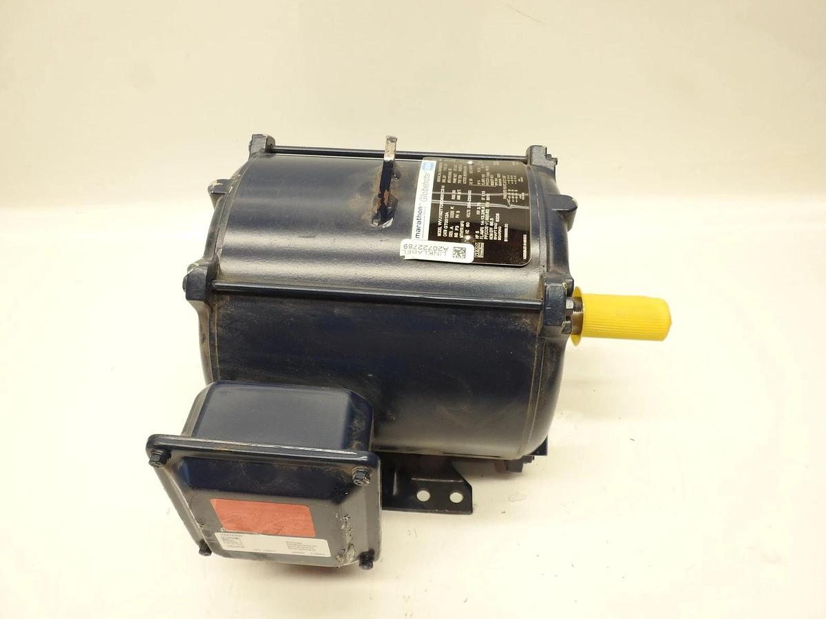 Marathon Leeson 182TTDBD6001 Globetrotter AC Motor 5Hp 3510RPM 230/460V 3PH 182T