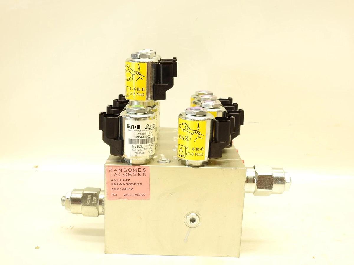 NEW OEM JACOBSEN 4311147 HYDRAULIC LIFT VALVE VALVE-LIFTD/AC