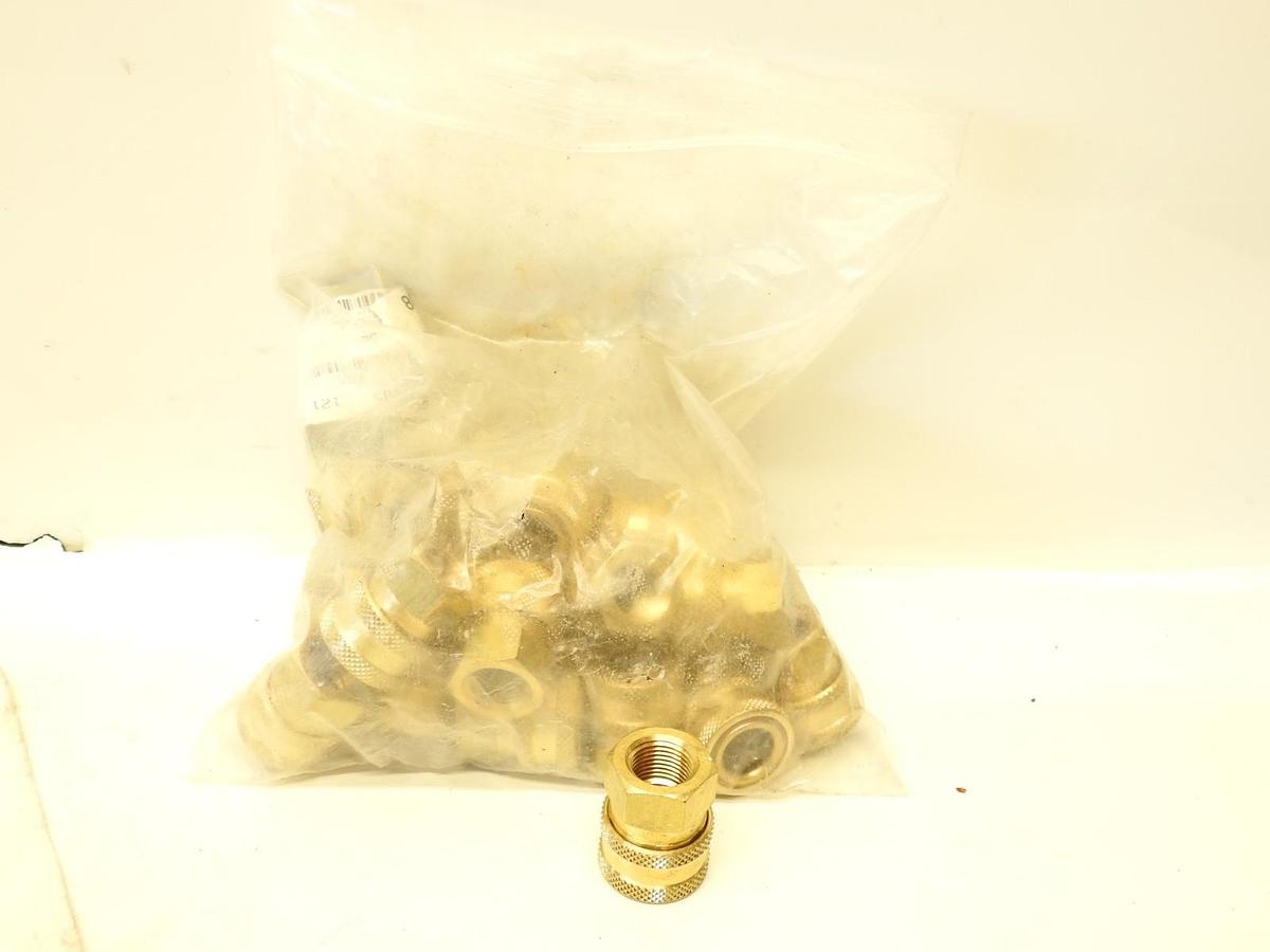 Lot Of 26 Foster 86700085 3/8" Quick Coupler W04-34231-A BRASS
