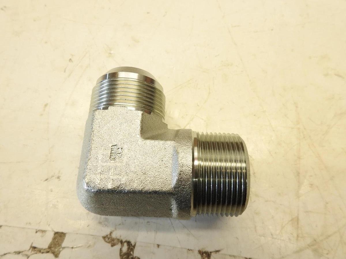 Lot of 20 EATON HYDRAULIC ELBOW, 90° ANGLE, 1-5/8 x 1-5/8 MALE