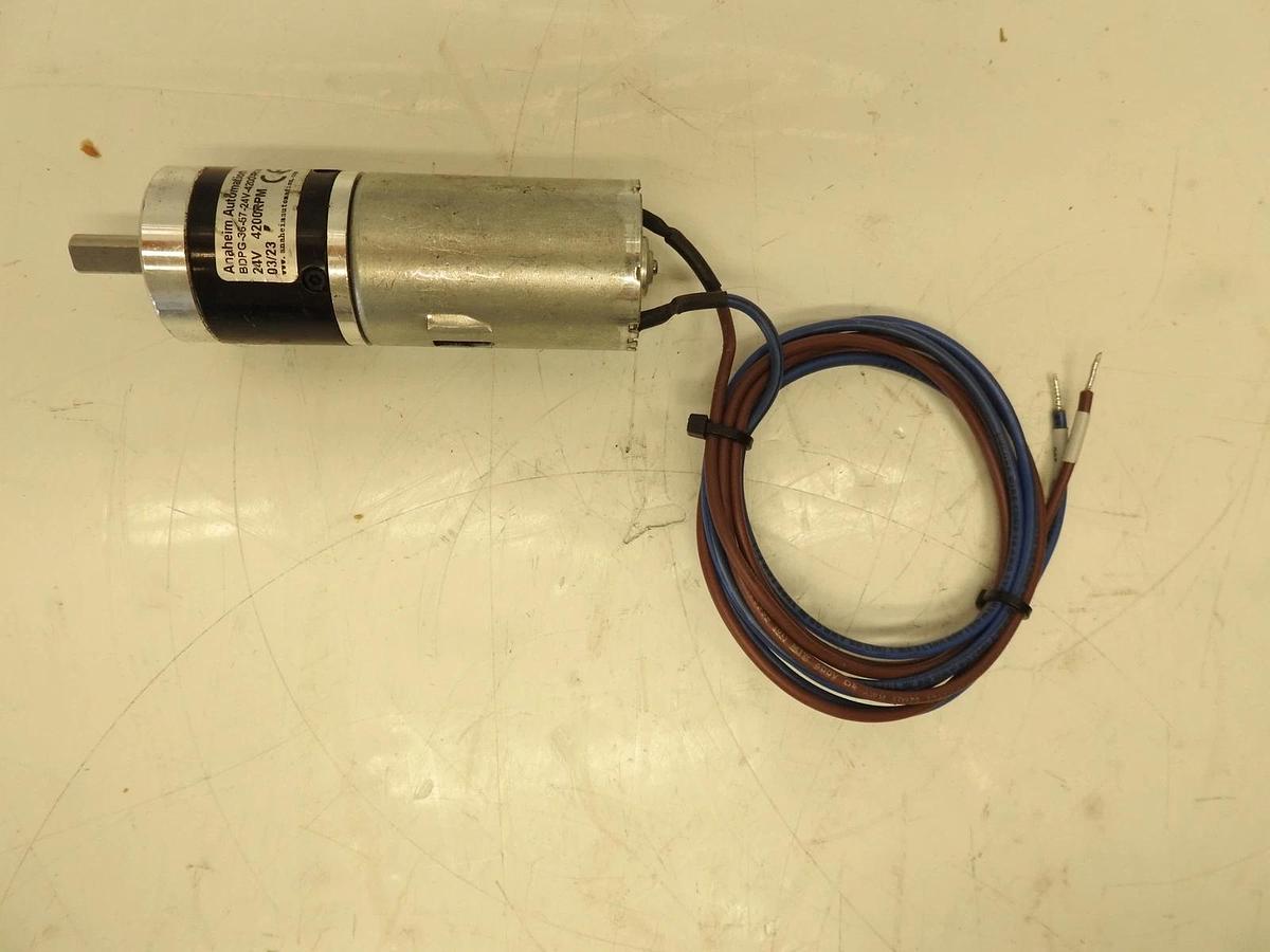 ANAHEIM BALL BEARING PLANETARY GEARBOX REDUCTION MOTOR BDPG-36-57-24V-4200-R14