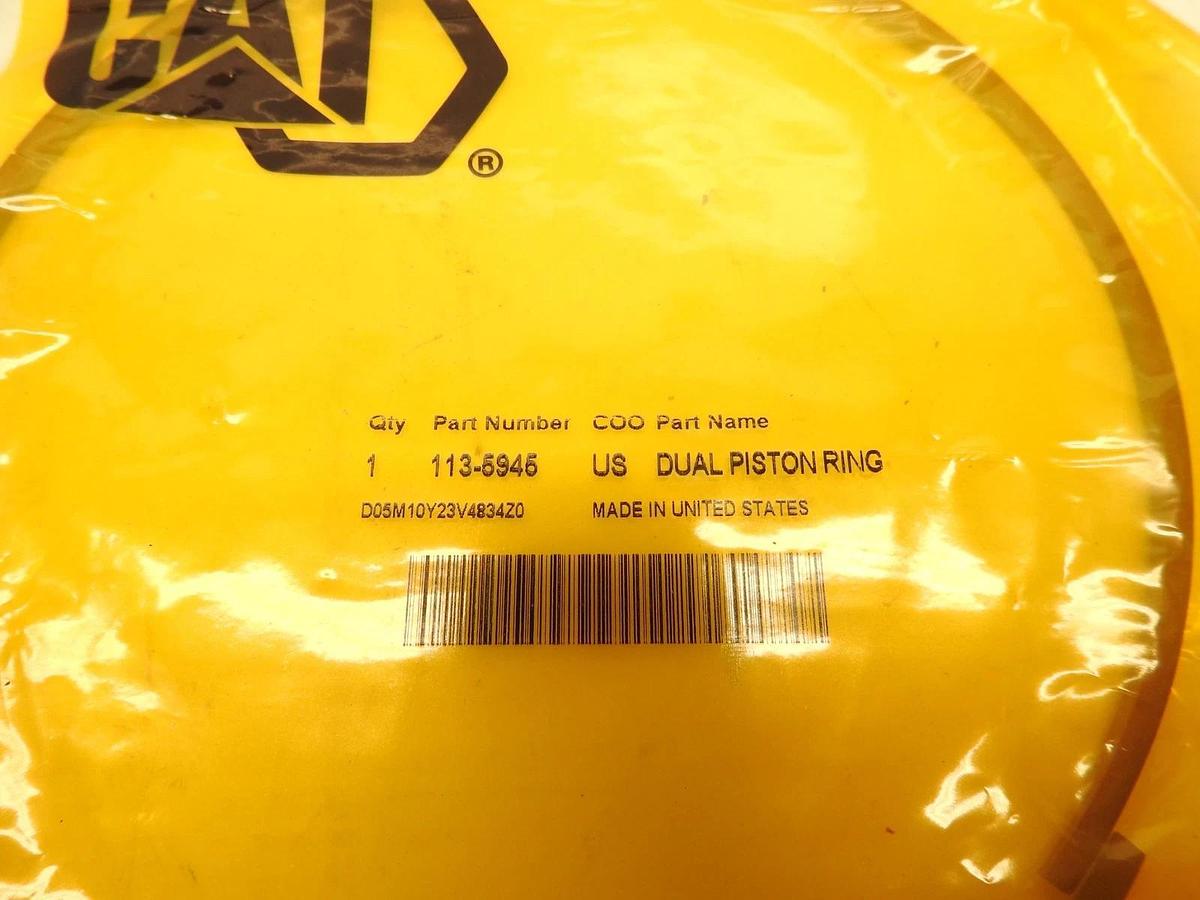 GENUINE OEM CAT 113-5945: 158.75MM OUTER DIAMETER PLASTIC SEAL RING
