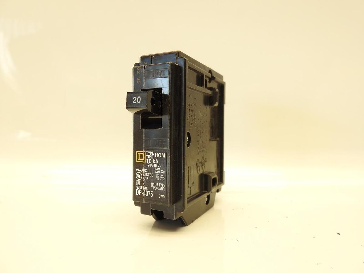 Lot Of 3 New Square D DP-4075 Double Pole 45 AMP Circuit Breaker