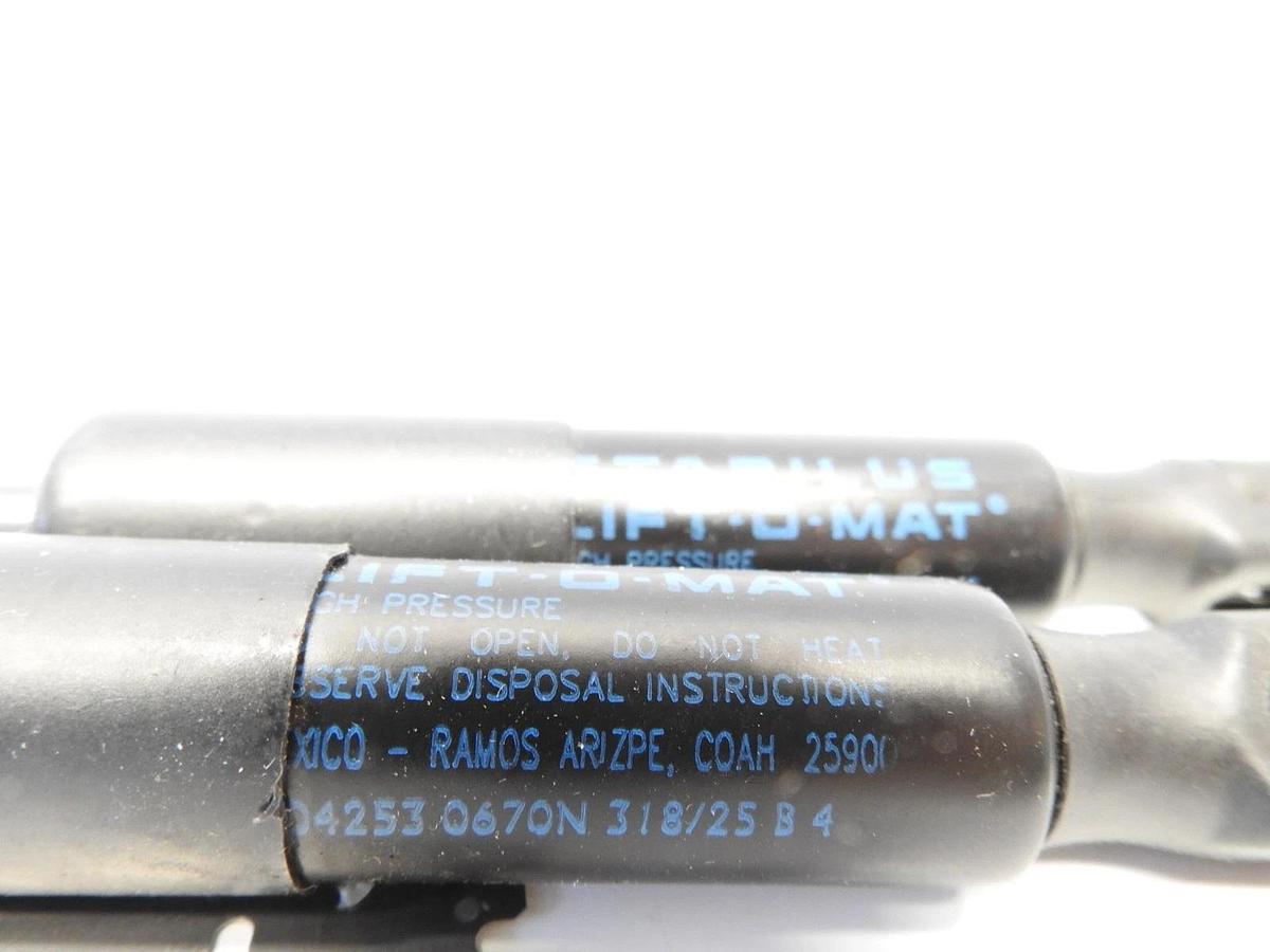 Lot Of 2 Stabilus 04253 0670n Gas Spring Hood Strut