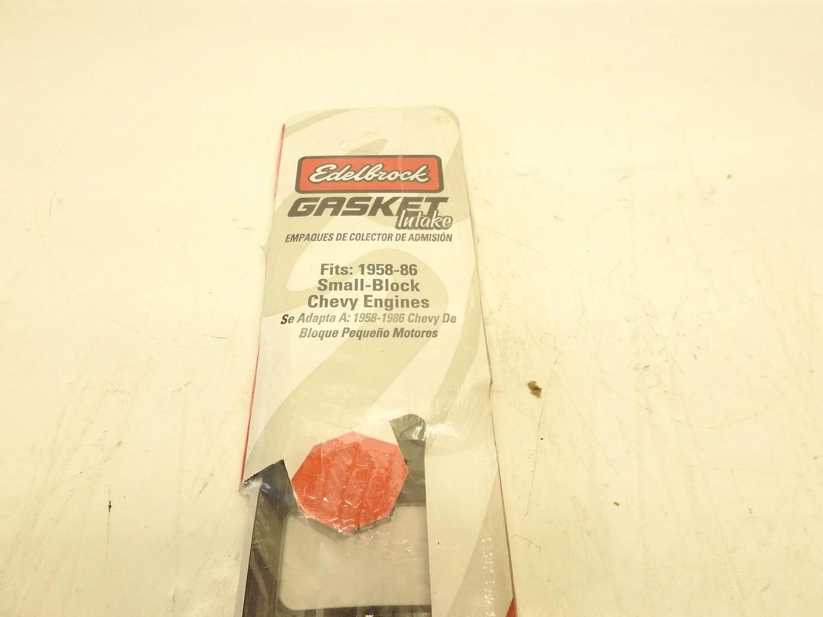 Edelbrock 7201 Intake Manifold Gasket for 1958-1986 Small-Block Chevy