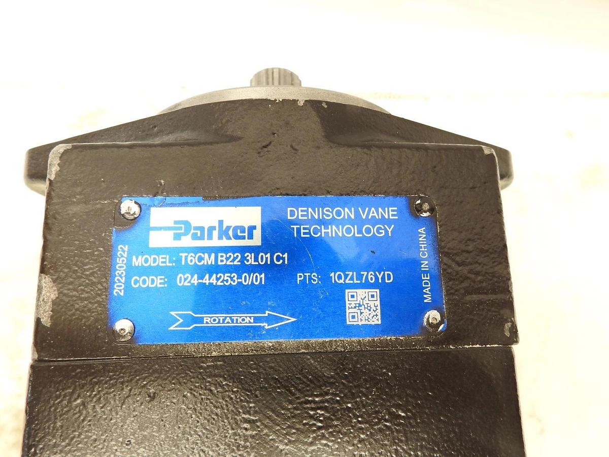 Oem Parker / Dension Hydraulics 024-44253-0, T6CM-B22 3L01 C1, Hydraulic Vane Pu