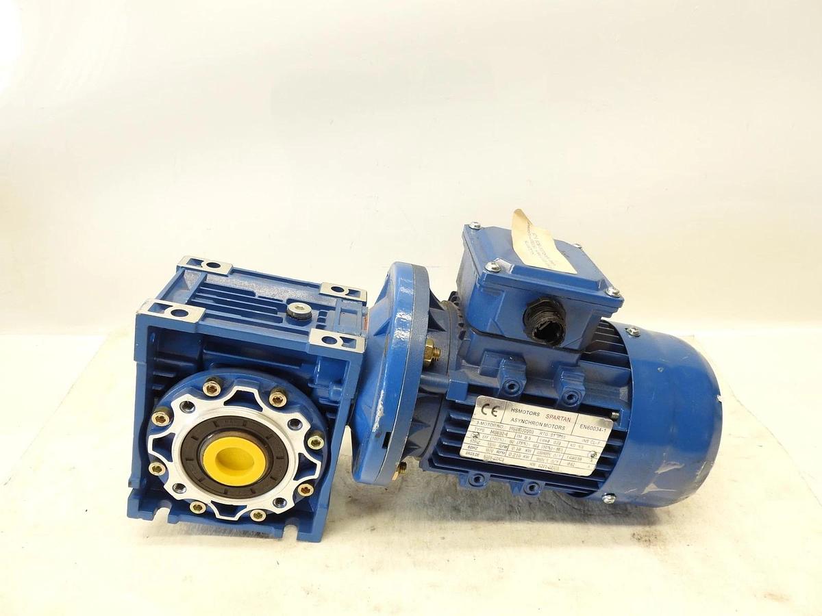 HS Motors Spartran HS21030503 EN60034-1 3 Phase Motor Worm ReducerNMRV050 34-028
