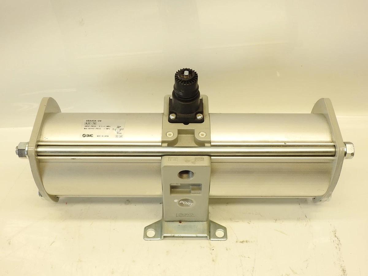 Smc VBA40A-04 Booster Regulator 0.1-1mpa 1/2in Npt