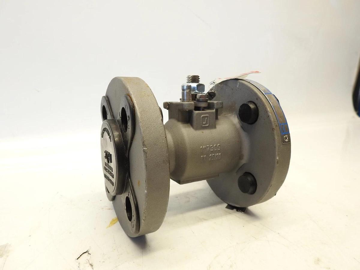 Jamesbury 730SC312271XTZ1, Mon/Kmon 1" Ball Valve, 740 PSIG, Chlorine B16.34