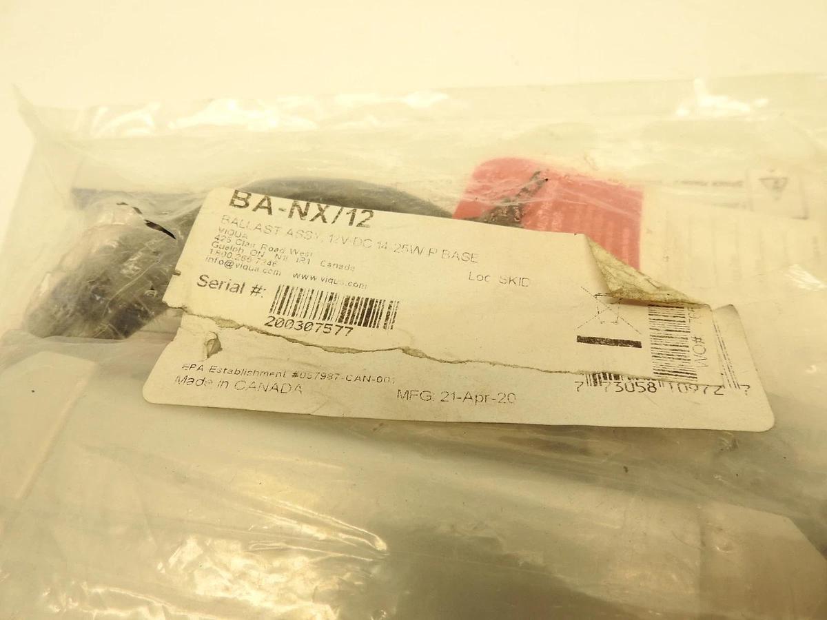 Viqua BA-NX/12 Controller Assembly 12V DC 14-25W P Base