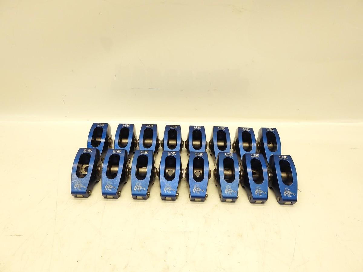 Lot Of 16 Scorpion 1.73F 10017879 Blue Race Series Rocker Arms