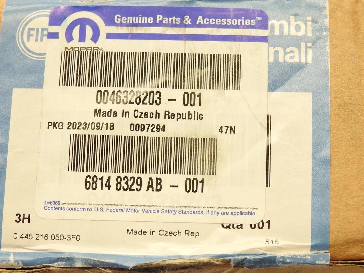 New Oem Mopar Fuel Rail Set 68148329AB 0046328203 11-20 Dodge JEEP 3.0L Eco Dies