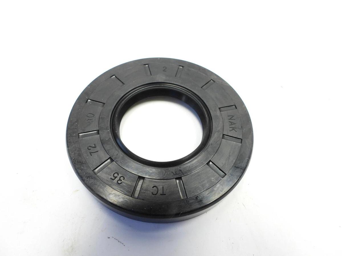 6Pk Nak MetricOil Shaft Seal 35X72X10mm Dust Grease Seal TC Double Lip W/ Spring
