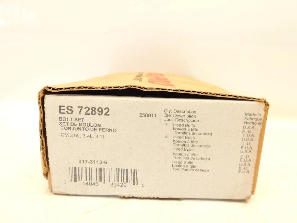 FELPRO ES72892 Engine Cylinder Head Bolt Set for GM 3.1 3.4 3.5 L V6