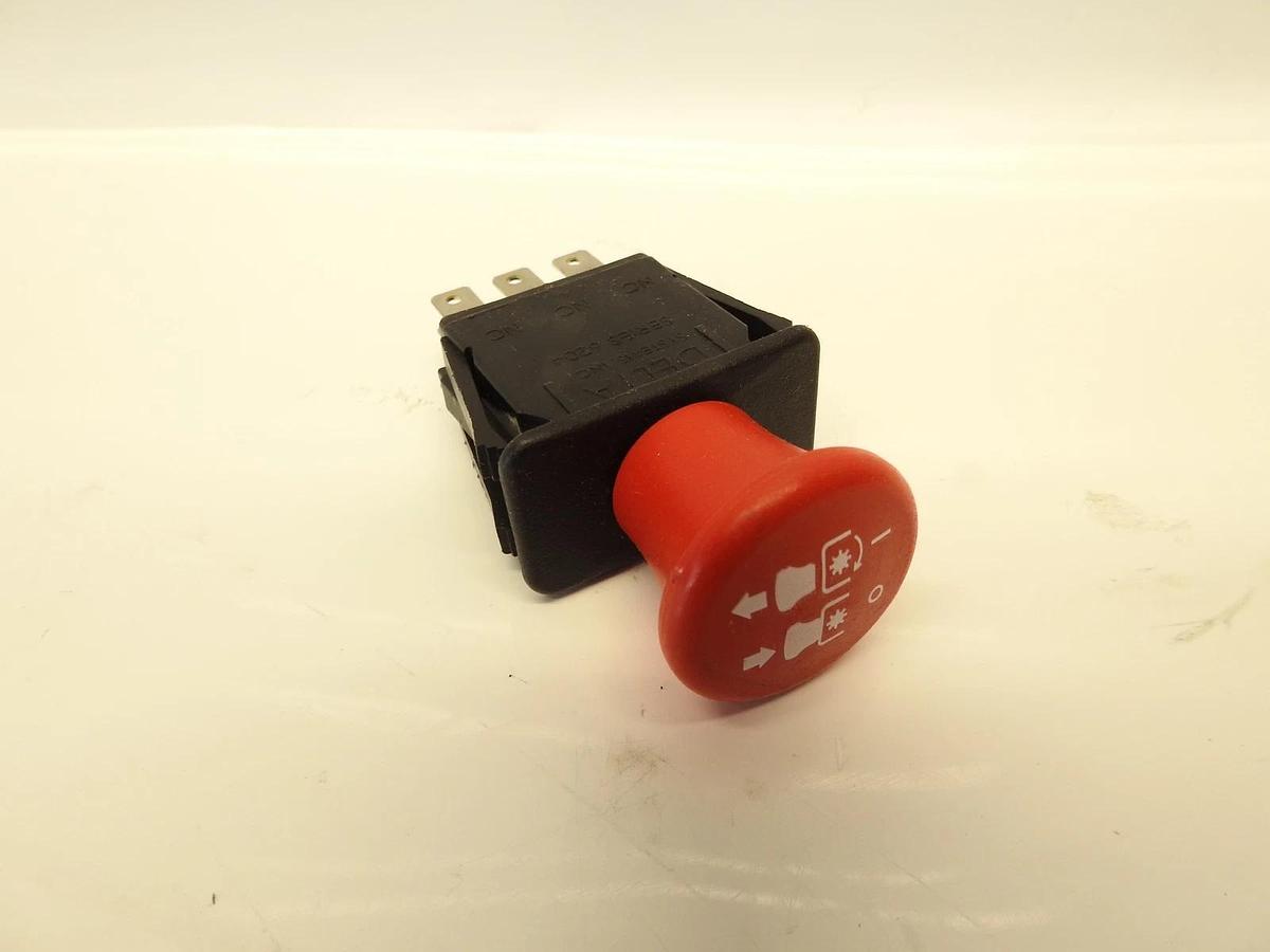 Delta Systems PTO Switch Push Pull 6204 Series 5 Terminal Red Switch for Ariens