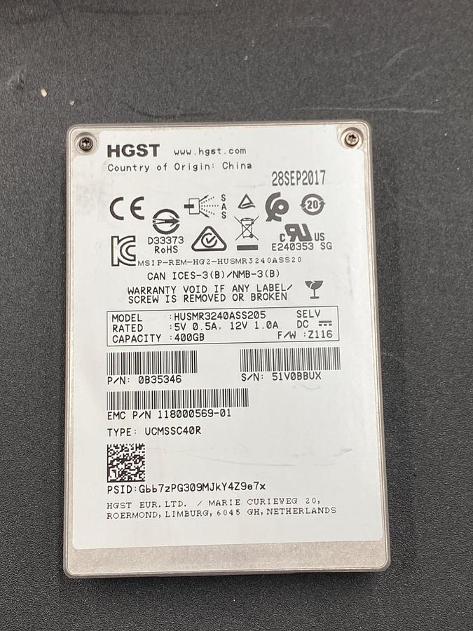 Brand New Intel SSD DC S3610 Series 400GB,Internal, 2.5 inch Solid State Drive