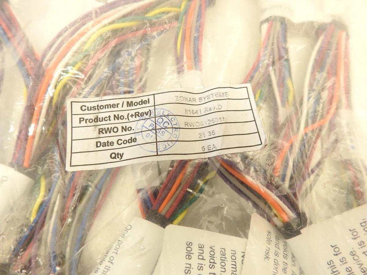 Lot Of 5 Zonar Systems 81641 OBD II Y-Splitter Cable