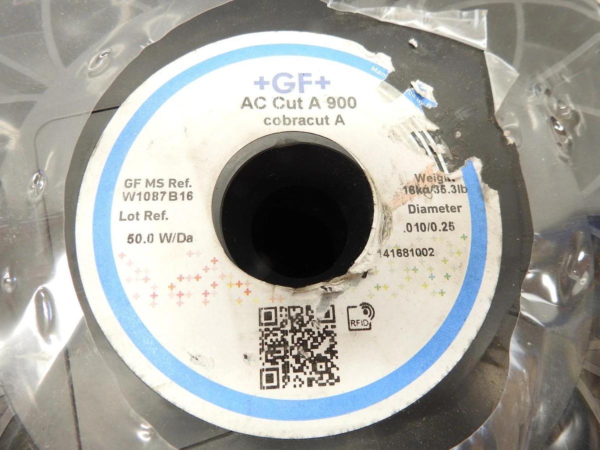 35.3 Lb Spool +GF+ Cobracut A AC Cut A 900 W1087B16 EDM Wire