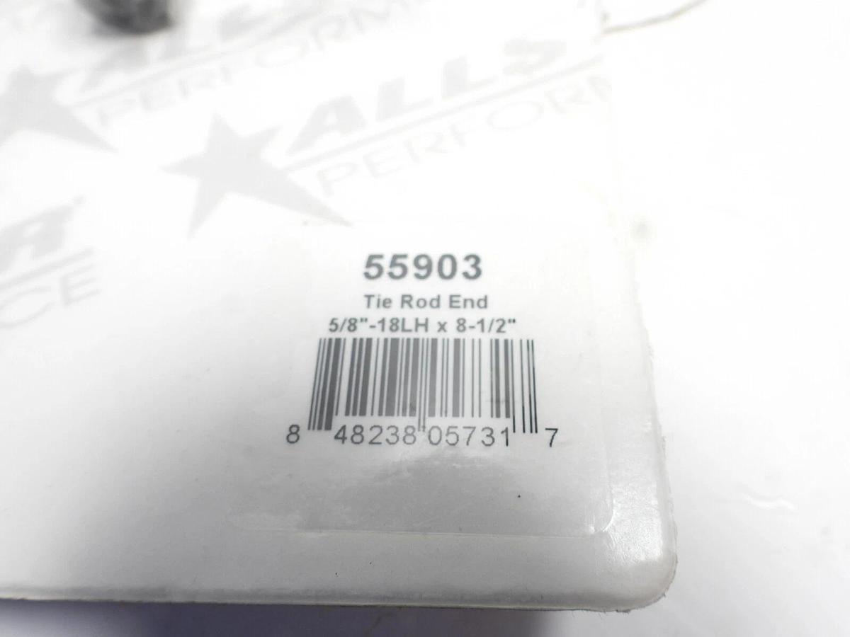 ALLSTAR PERFORMANCE Tie Rod End 5/8-18LH x 8-1/2in