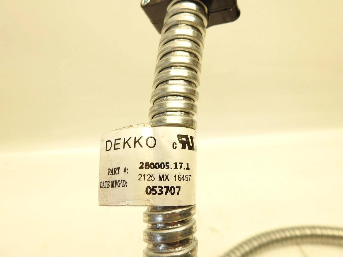 DEKKO 280005.17.1 Wire Flexible Conduit Power Entry Cable 3 PH 120/240V